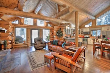 Secluded Log Cabin with Patio and Chena River Access!